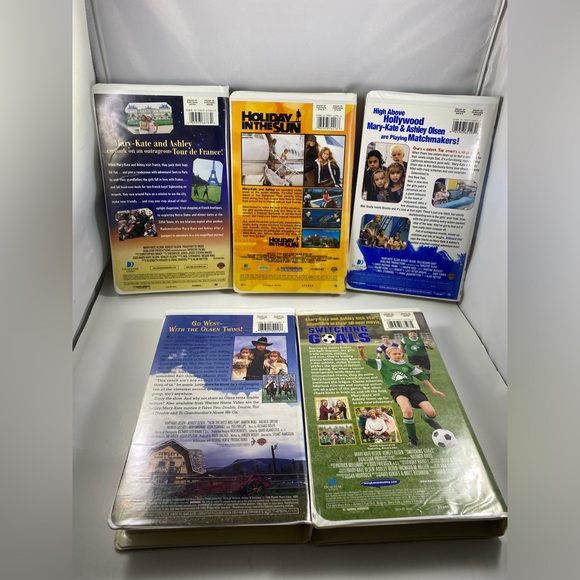 Mary Kate And Ashley Olsen Clamshell VHS Lot of 5 Passport To Paris Billboard Da - Picture 5 of 10